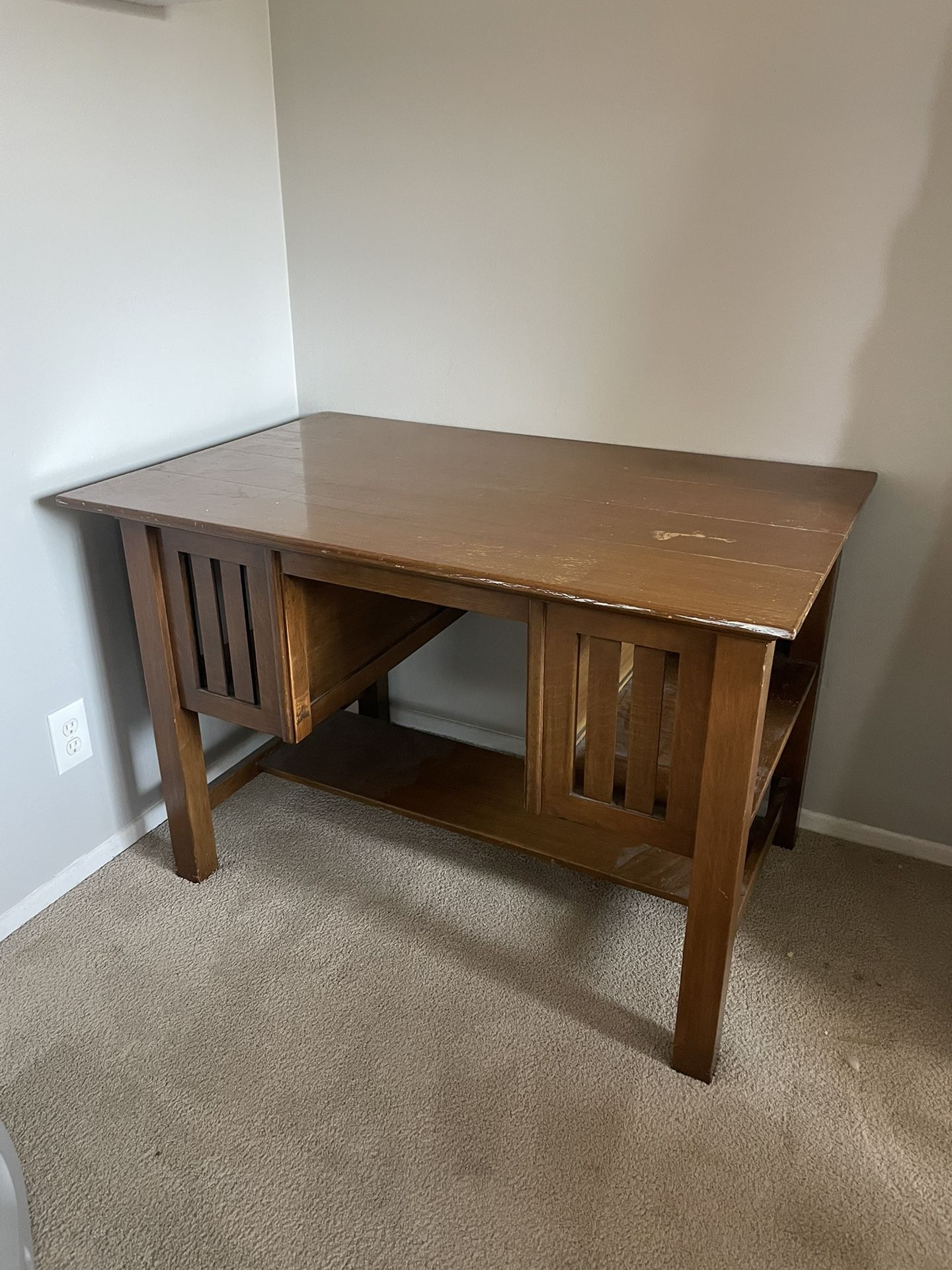 Vintage Mission Style Desk 