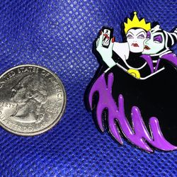 Female Villains Characters Enamel Metal Pin Wicked Evil Queen and Maleficent take a selfie