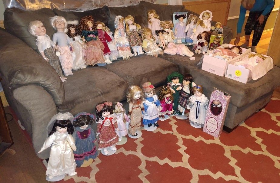 Vintage Porcelain Dolls