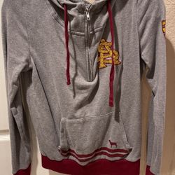 Asu PINK Quarter Zip Hoodie