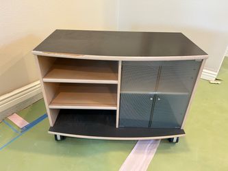 Modern Wood TV console /media cabinet