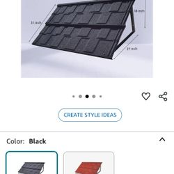 Door/window Awning with black shingles 52 X 27
