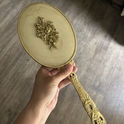 Vintage Hand Held Mirror 