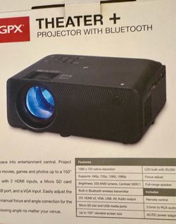 New gps projector and screen