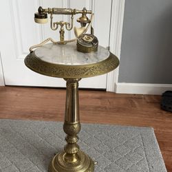 Vintage Brass Phone 