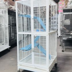 4-tiers Sturdy Small Animal Critters Home Cage With Rolling Wheel 