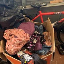 Box Of Clothes For Sale 