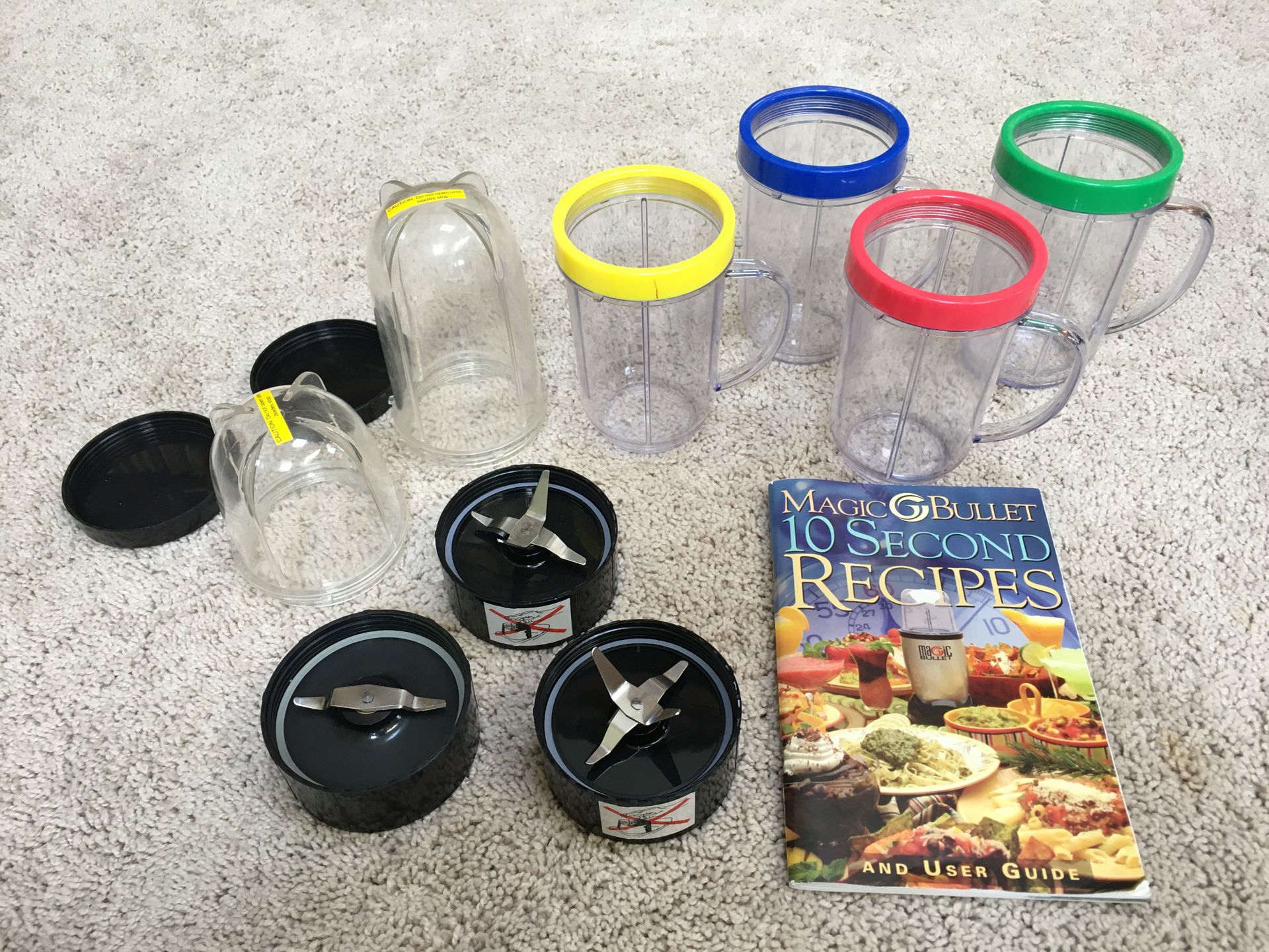 Magic Bullet 250W Replacement Blades and Party Mug Set - Willing to separate