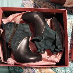 Rebecca Taylor Boots Dark Green