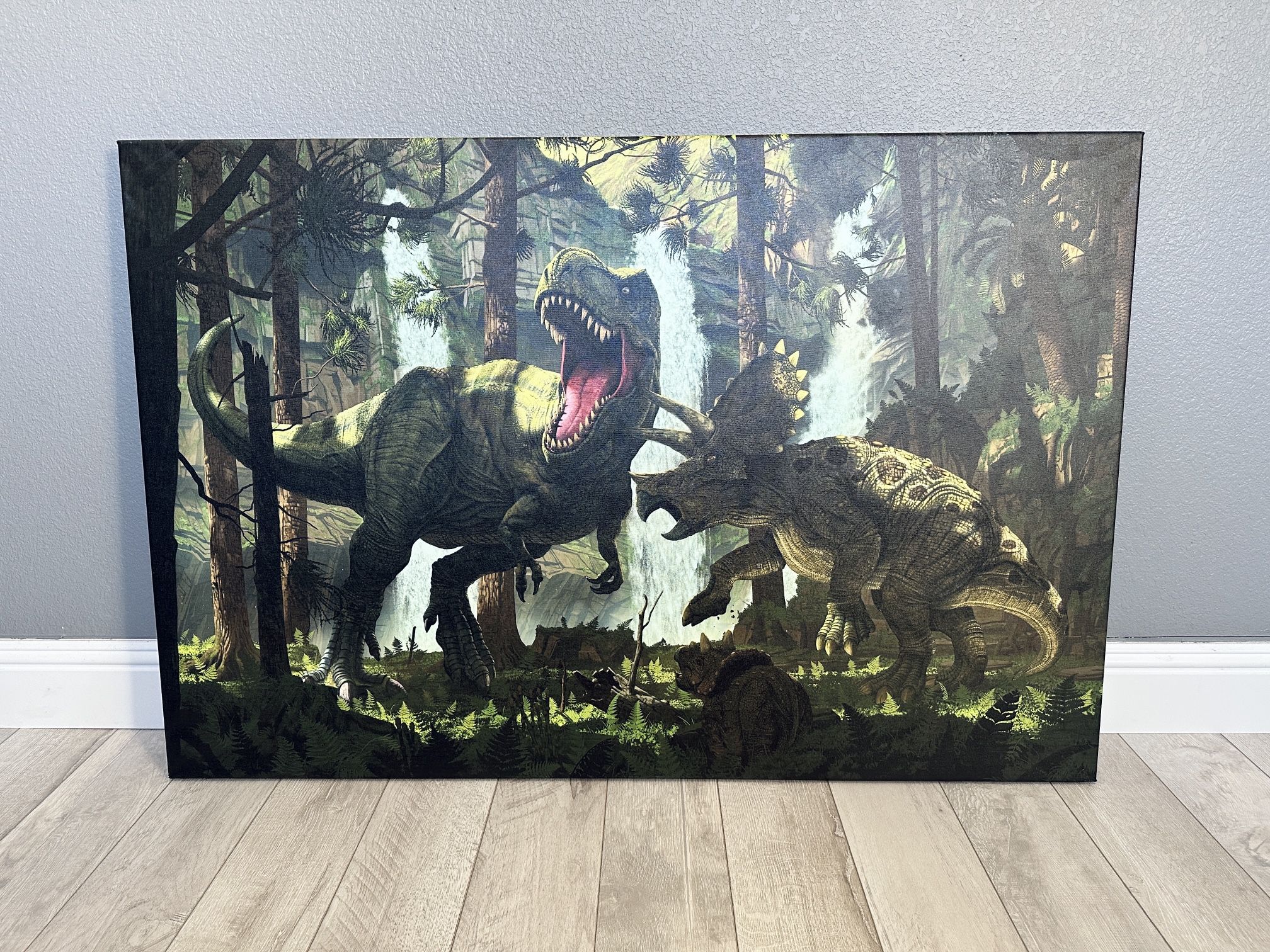 Dinosaur Canvas (48” X 32”)