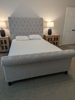 Kate upholstered Queen bed furniture