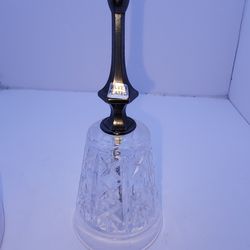 Vintage Crystal and Silver Plate Bell