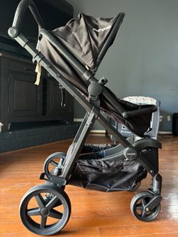 Mompush Baby Stroller Black