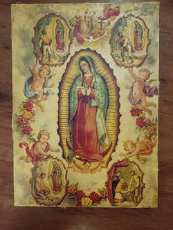 Virgen De Guadalupe painting