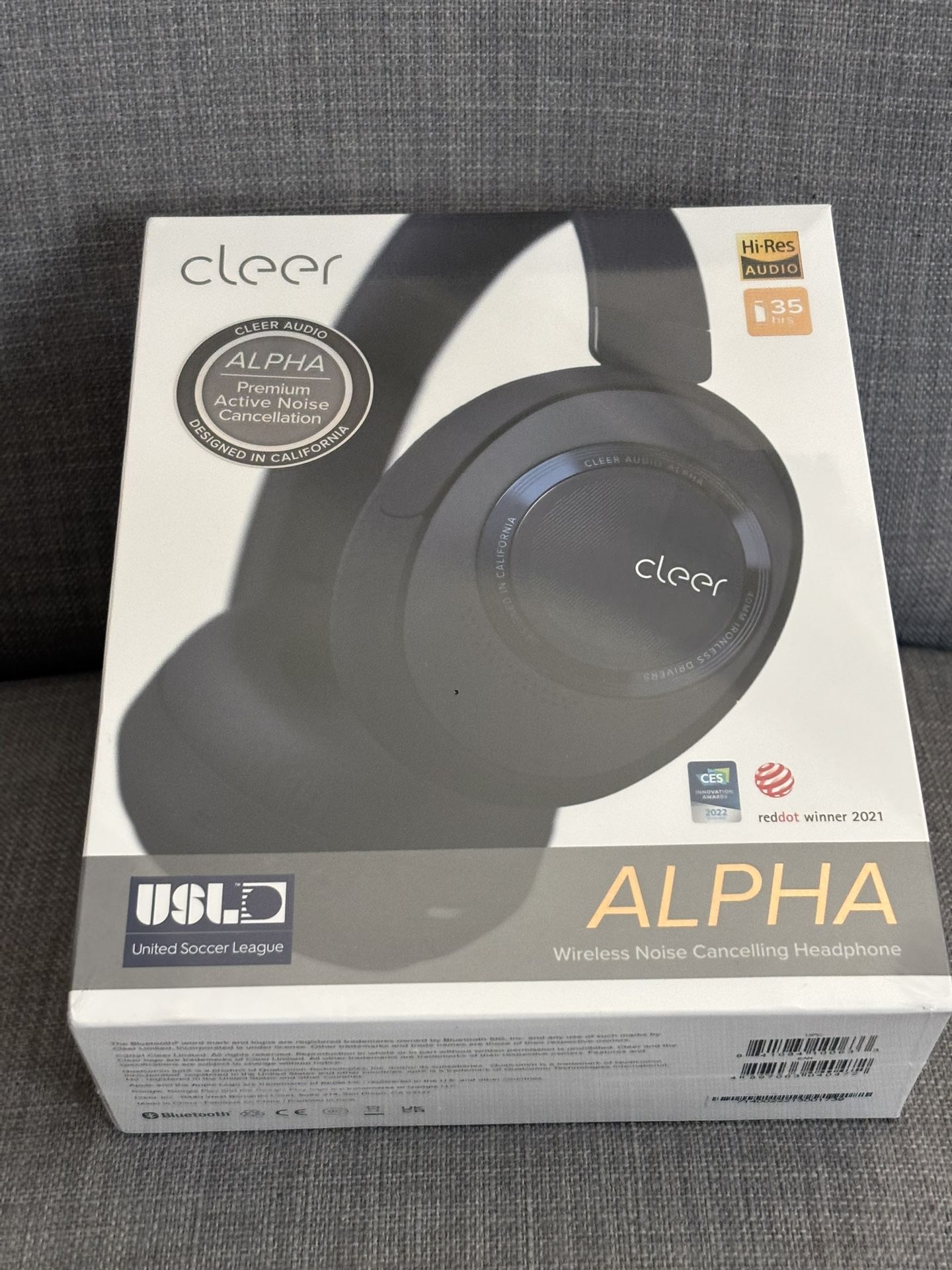 Cleer Alpha Wireless Noise Cancelling Bluetooth Overear Headphones