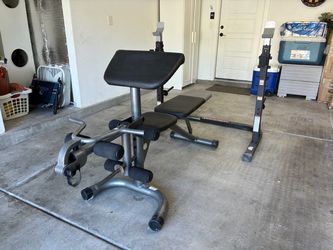 Bench and Squat rack