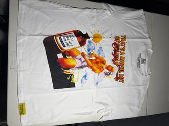 That'd a awful lot of cough syrup t shirt size large men