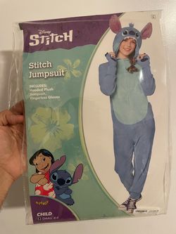 Disney Stitch Jumpsuit Costume Child Small 4-6