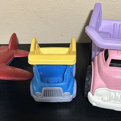 Airplane, & kids dump trucks . Read Description 1st