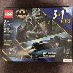 Lego Batman 3 in 1 Gift Set New