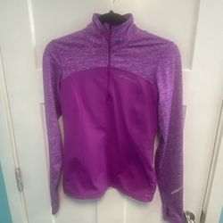 Brooks Women's Purple Pullover  Running Jacket Equilibrium Technology Size XS