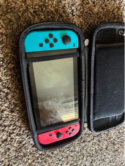 Nintendo with case and chips all together