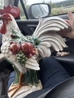 17.5 “ ROOSTER DECORE STATUE