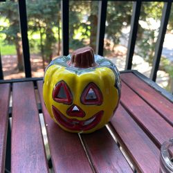 Ceramic Hand Made Jack-o'-lantern