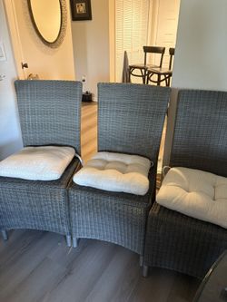 Crate And Barrel Kitchen Chairs (SET OF 3) 