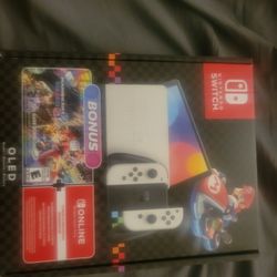 Nintendo Switch Oled With Mario Kart 8