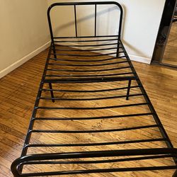 Black Twin Metal Bed frame