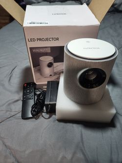 Walnutt Portable Projector with Wifi and Bluetooth