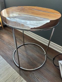 Wooden side table