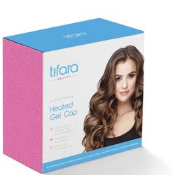 Cordless Deep Conditioning Heat Cap - Hair Styling and Treatment Steam Cap | Heat Therapy and Thermal Spa Hair Steamer Gel Cap - Black