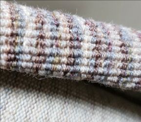 14+ yards  Vintage Designer Wool-Epingle Upholstery Fabric – Bertelsmann & Niemann "Eiger" – Multi-Color Textured Weave