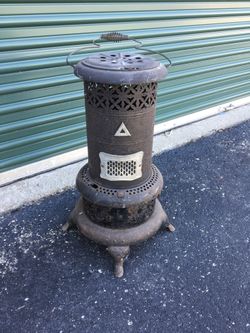 Vintage oil heater.