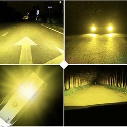 Yellow LED Headlight / Fog bulbs