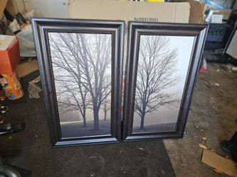Side By Side Tree Pictures 14x24 Each