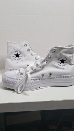 Converse Chuck Taylor All Star sneakers white size 7 womens 5 men