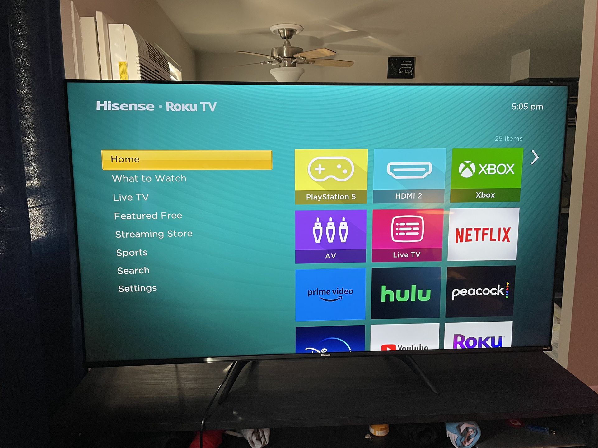 Hisense Roku 6Series 65 Inch Smart 4k TV with remote