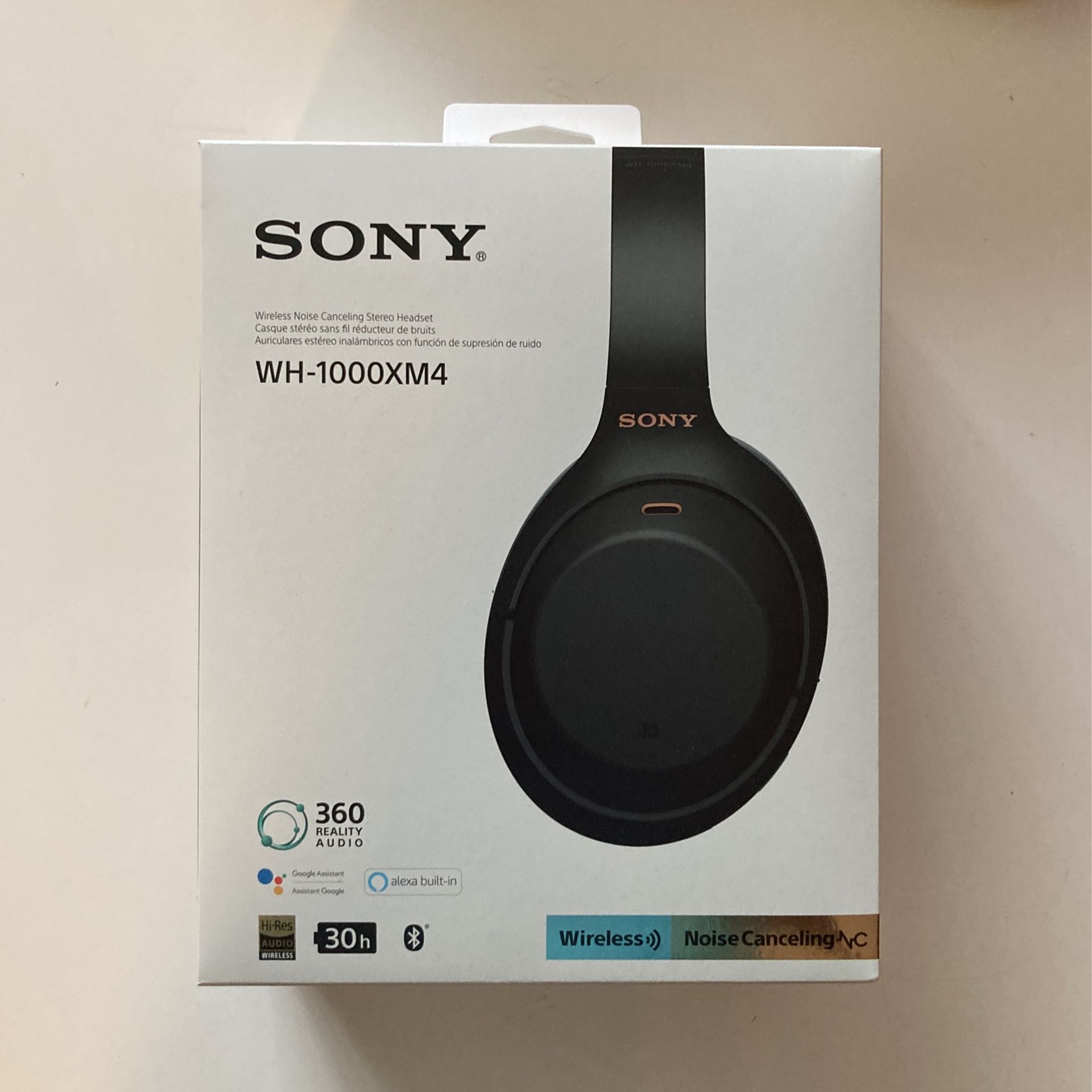 New Sony WH-1000XM4 Noise Cancelling Earphones