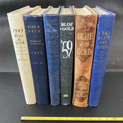 6 pcs ‘CAL 🧸 Berkeley ’ Yearbooks - Great Find!