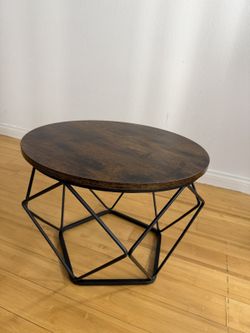 VASAGLE Round Side Tables, Set of 2