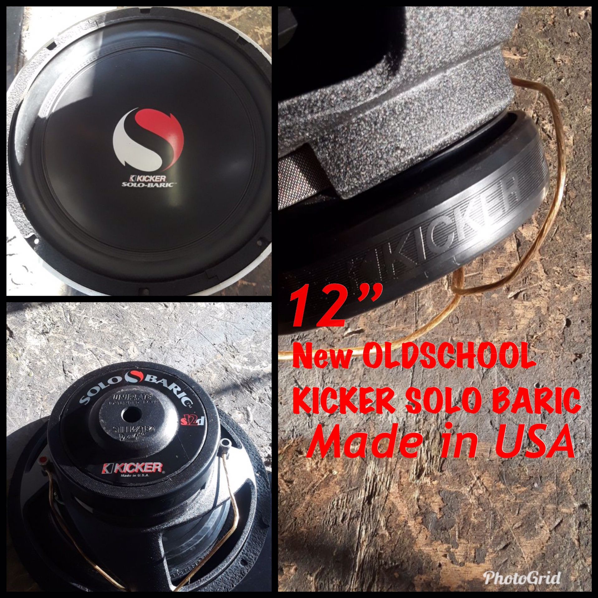 BRANDNEW OLDSKOOL 12β KICKER solo baric S12C 1200w