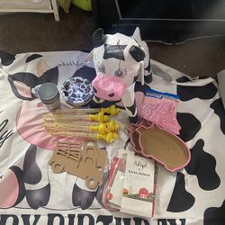 Cow Themed Birthday Supplies 