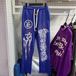 Blue Hellstar Sweatpants