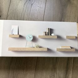 Wall shelf set