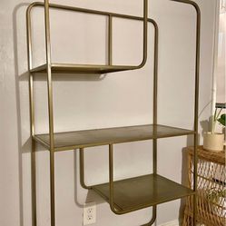 Urban Outfitters Alana Gold Bookcase