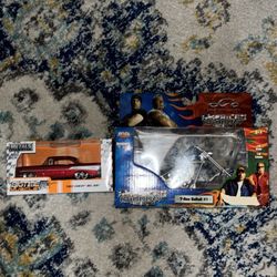 Diecast Car And Motorcycle