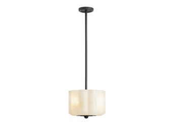 NEW! REJUVENATION Florentine 12″ Heavy Scalloped Alabaster Pendant Light
